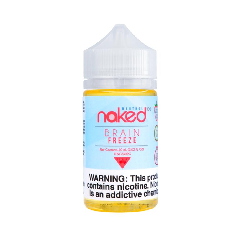 Líquido Para Vape Naked 100 Menthol Brain Freeze 3mg 60ml Paradise Vape